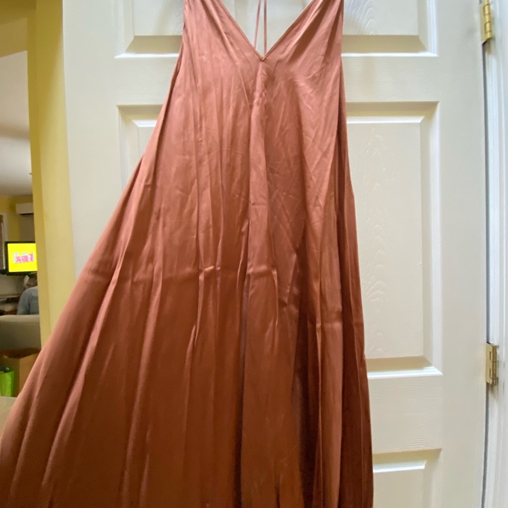 REISS Mabel Plunge Neck Maxi Dress - Picture 8 of 16